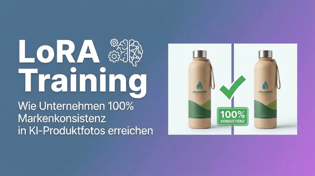 LoRA Training KI Produktfotografie Markenkonsistenz